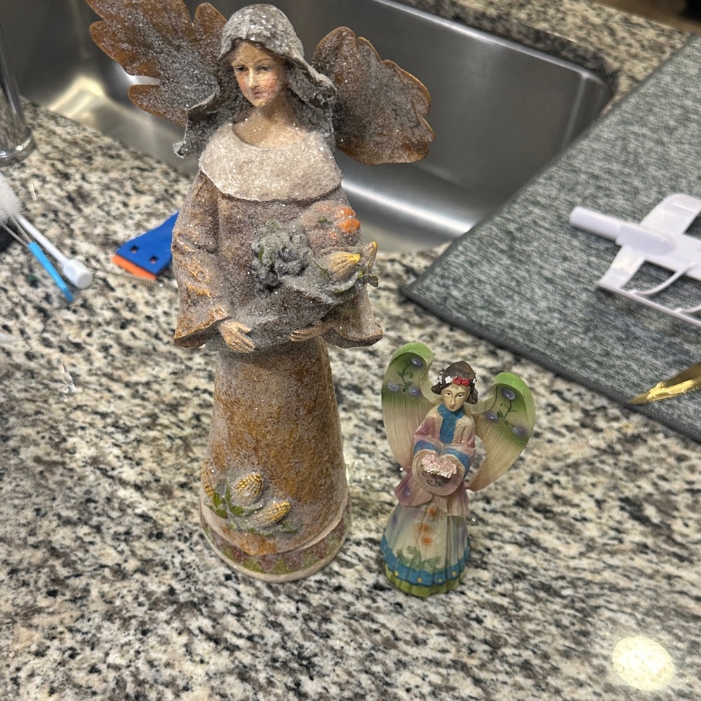 Decorative Angel Figurines with Wings